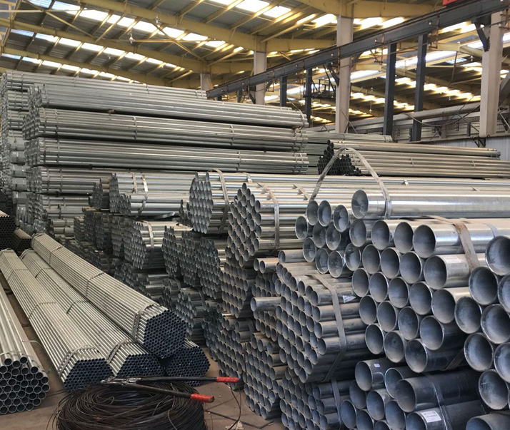 界首q235b热镀锌带钢管